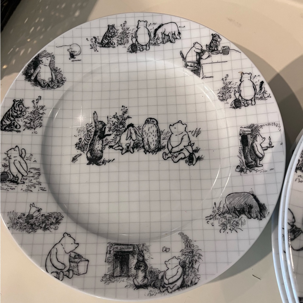 Winnie the Pooh dessert plate
